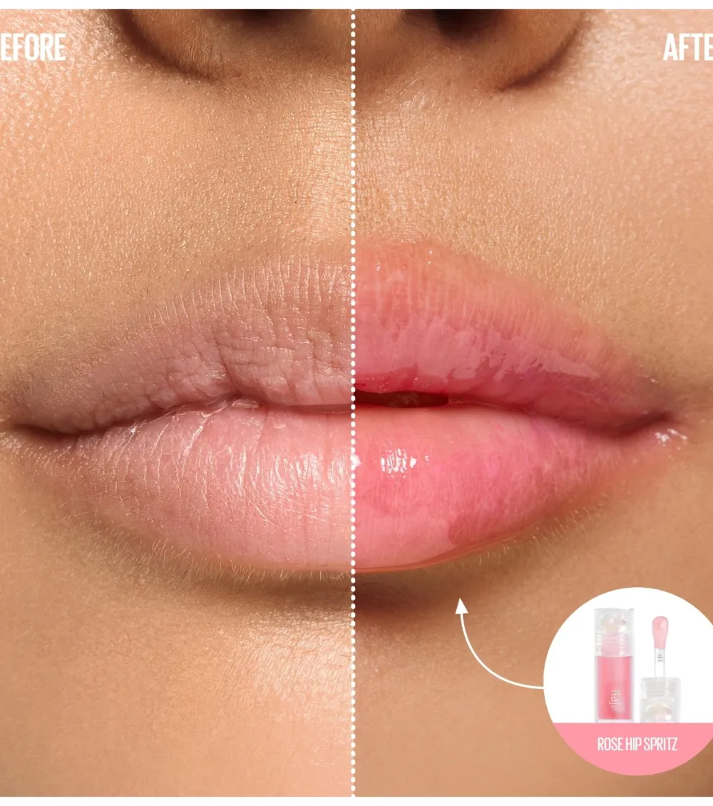 Aceite labial Juicy Glass - 01: Rose Hip Spritz>Kaja Hot