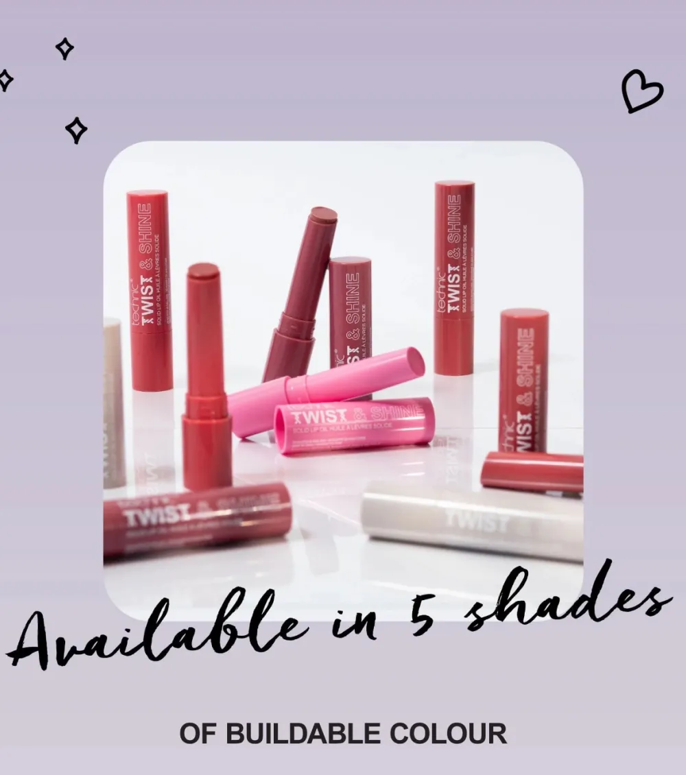 Aceite labial sólido con color Twist & Shine - Strawberry Kiss>Technic Cosmetics Discount