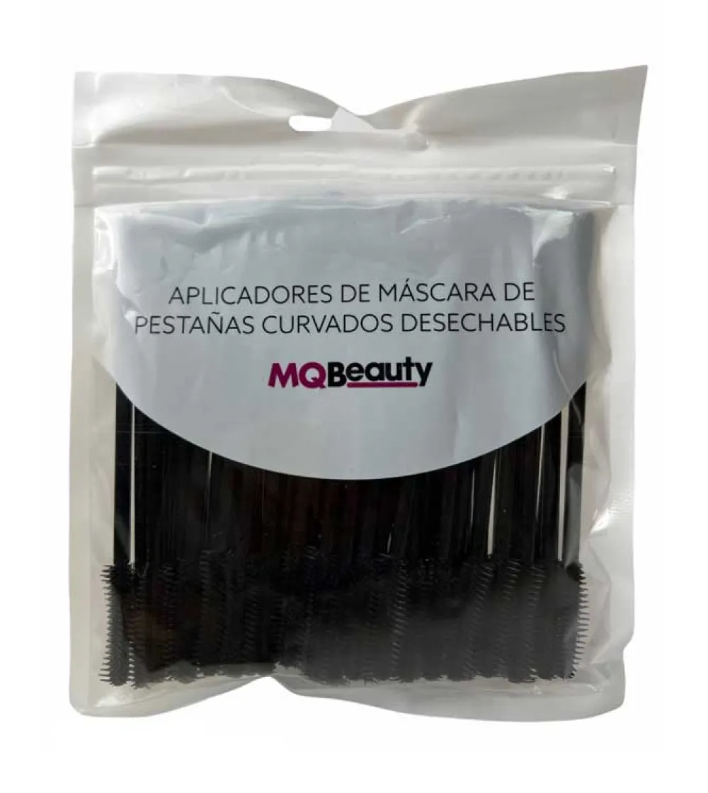 Aplicadores de máscara de pestañas curvados desechables - 50 uds>MQBeauty Sale