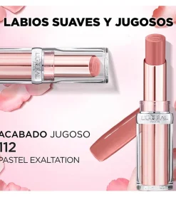 Barra de Labios Color Riche Glow Paradise - 112: Pastel Exaltation>Loreal Paris Discount