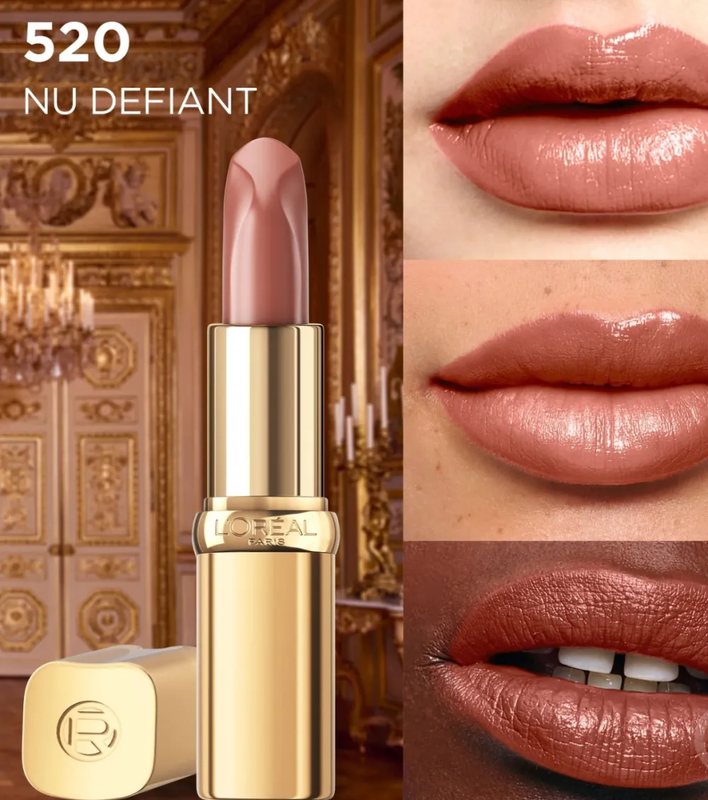 Barra de labios Color Riche Nude Intense - 520: Nu Defiant>Loreal Paris Hot