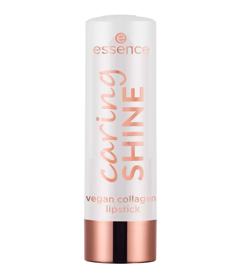 Barra de labios con colágeno vegano Caring SHINE - 204: My Way>essence Hot