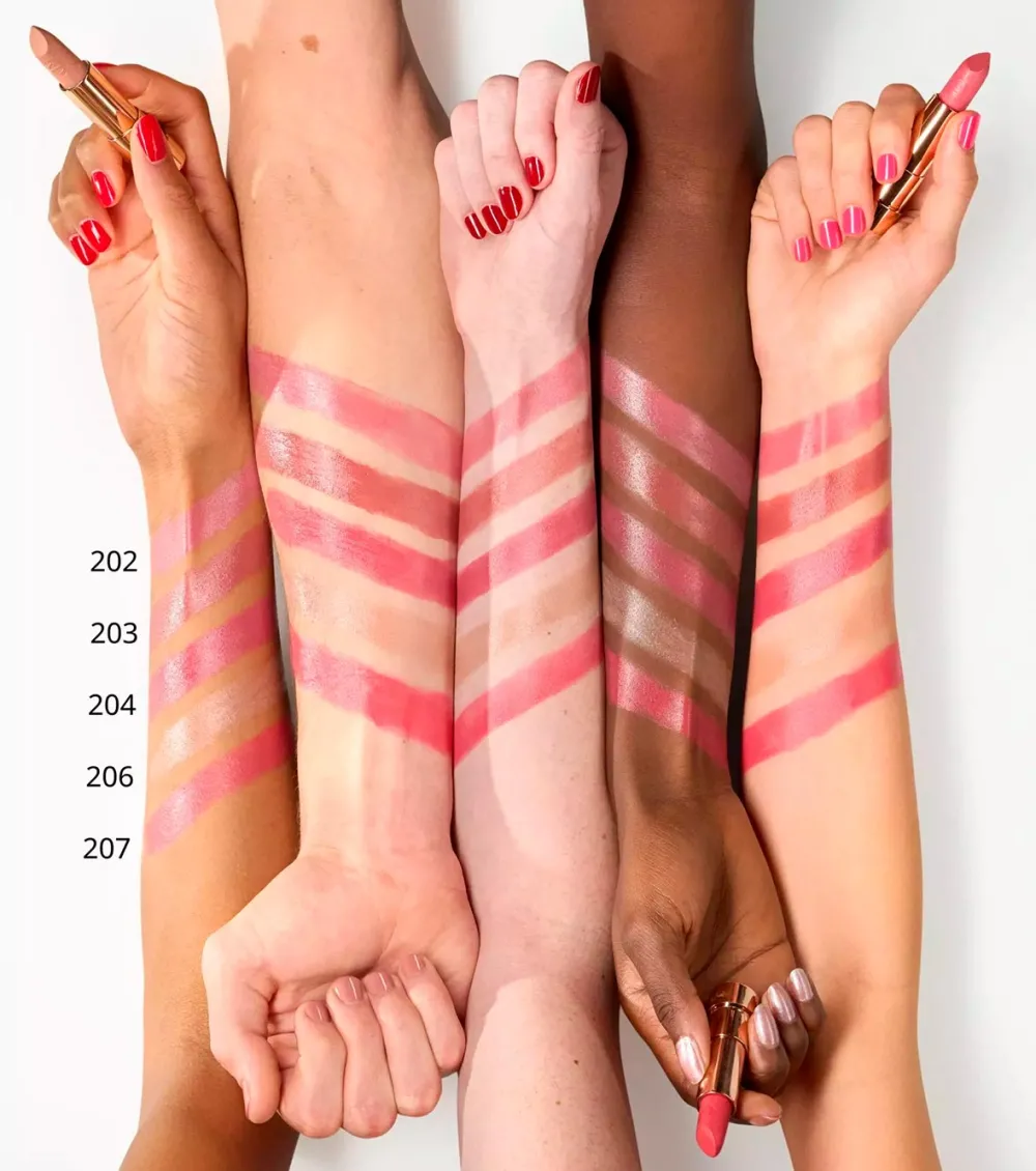 Barra de labios con colágeno vegano Caring SHINE - 207: My Passion>essence Best