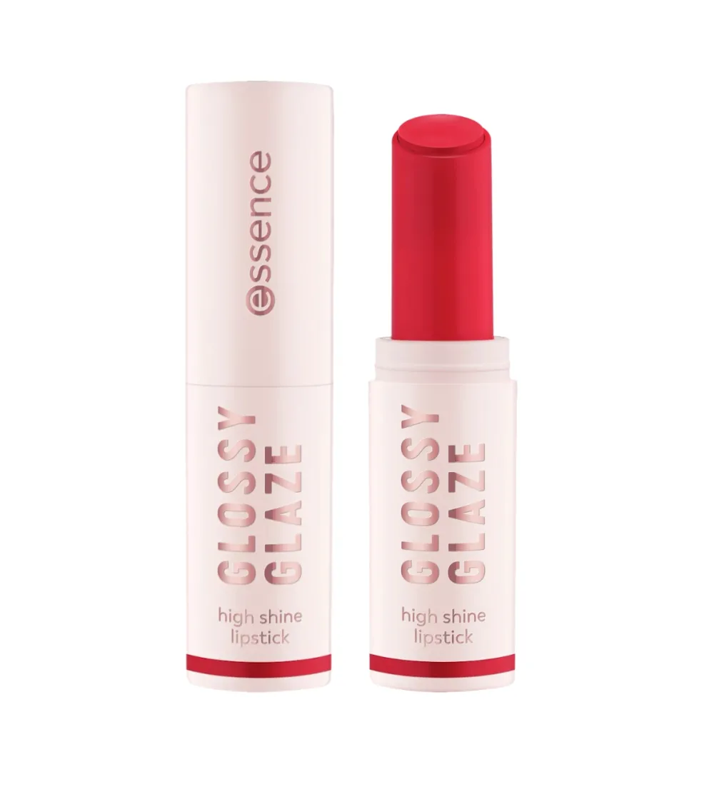Barra de labios Glossy Glaze - 04: Red-dy For The Day>essence Best