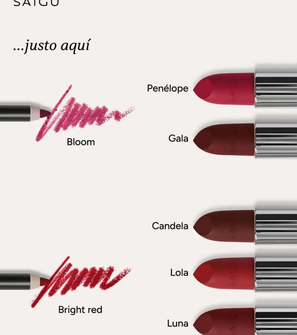 Barra de labios Velvet - Aitana>Saigu Cosmetics Sale