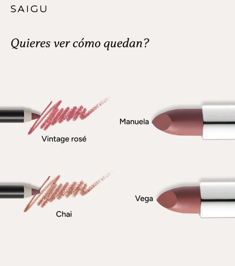 Barra de labios Velvet - Penélope>Saigu Cosmetics