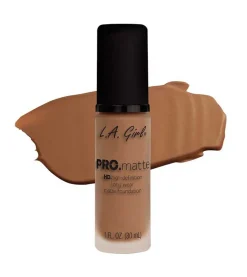 Base de Maquillaje Fluida PRO Matte - GLM681: Caramel>L.A. Girl