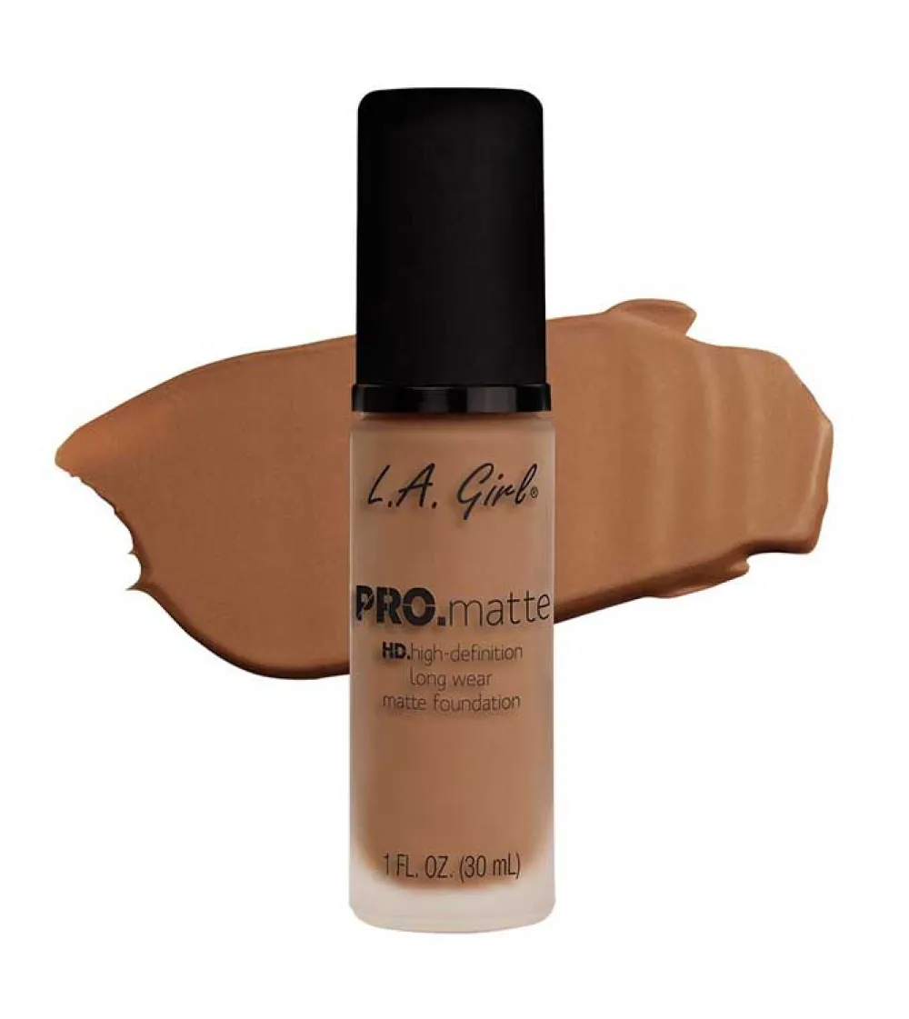Base de Maquillaje Fluida PRO Matte - GLM681: Caramel>L.A. Girl