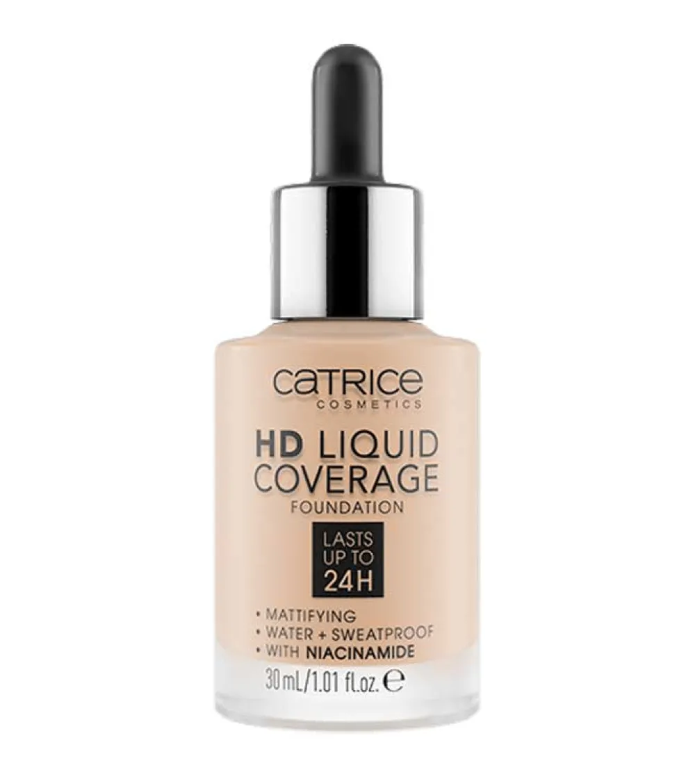 Base de maquillaje HD Liquid Coverage: 030 Sand Beige>Catrice Online