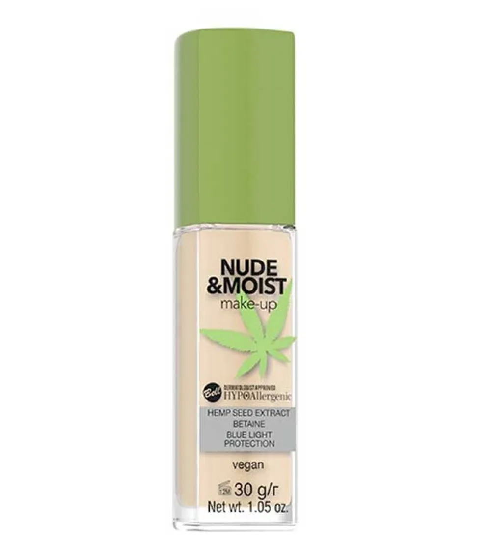 Base de Maquillaje Hipoalergénica Nude & Moist - 04: Natural Tan>Bell Sale