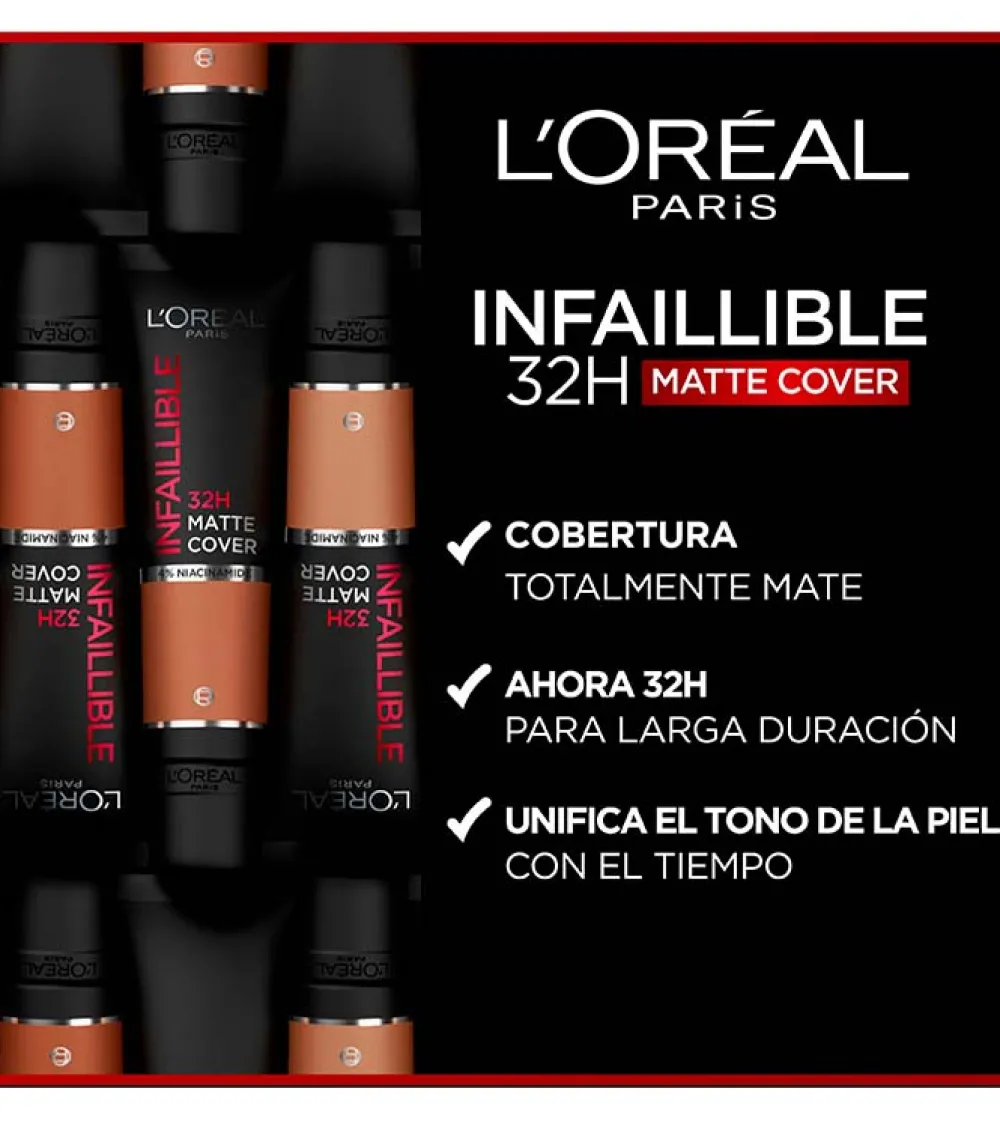 Base de maquillaje Infalible 32H Matte Cover - 315: Neutral Undertone>Loreal Paris Discount