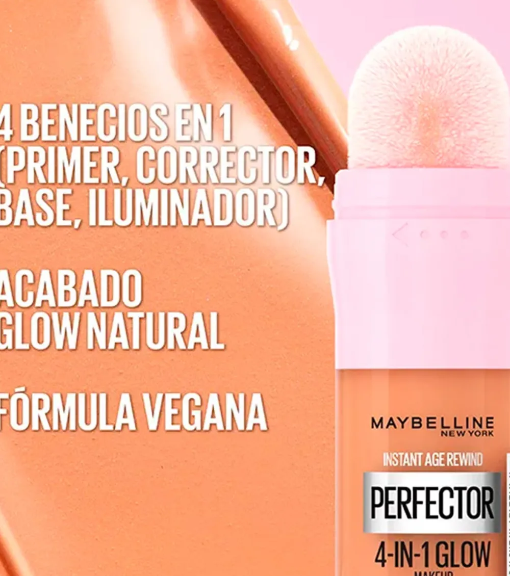 Base de Maquillaje Instant Perfector Glow 4 en 1 - 02: Medium>Maybelline New