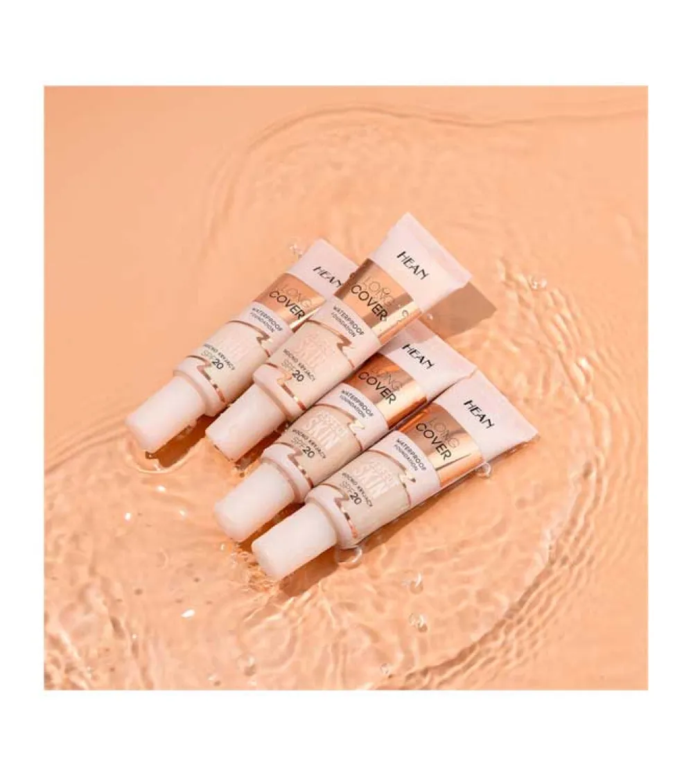 Base de maquillaje Long Cover Perfect Skin SPF20 - C01: Ivory>Hean Discount