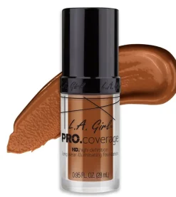 Base de Maquillaje Líquida Pro Coverage Illuminating - GLM654: Coffee>L.A. Girl Hot