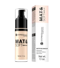Base de Maquillaje Matificante Hipoalergénica Mat & Soft - 01: Light Beige>Bell Hot