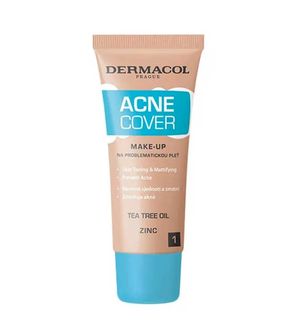 Base de maquillaje para pieles problemáticas Acne Cover - 01>Dermacol Clearance