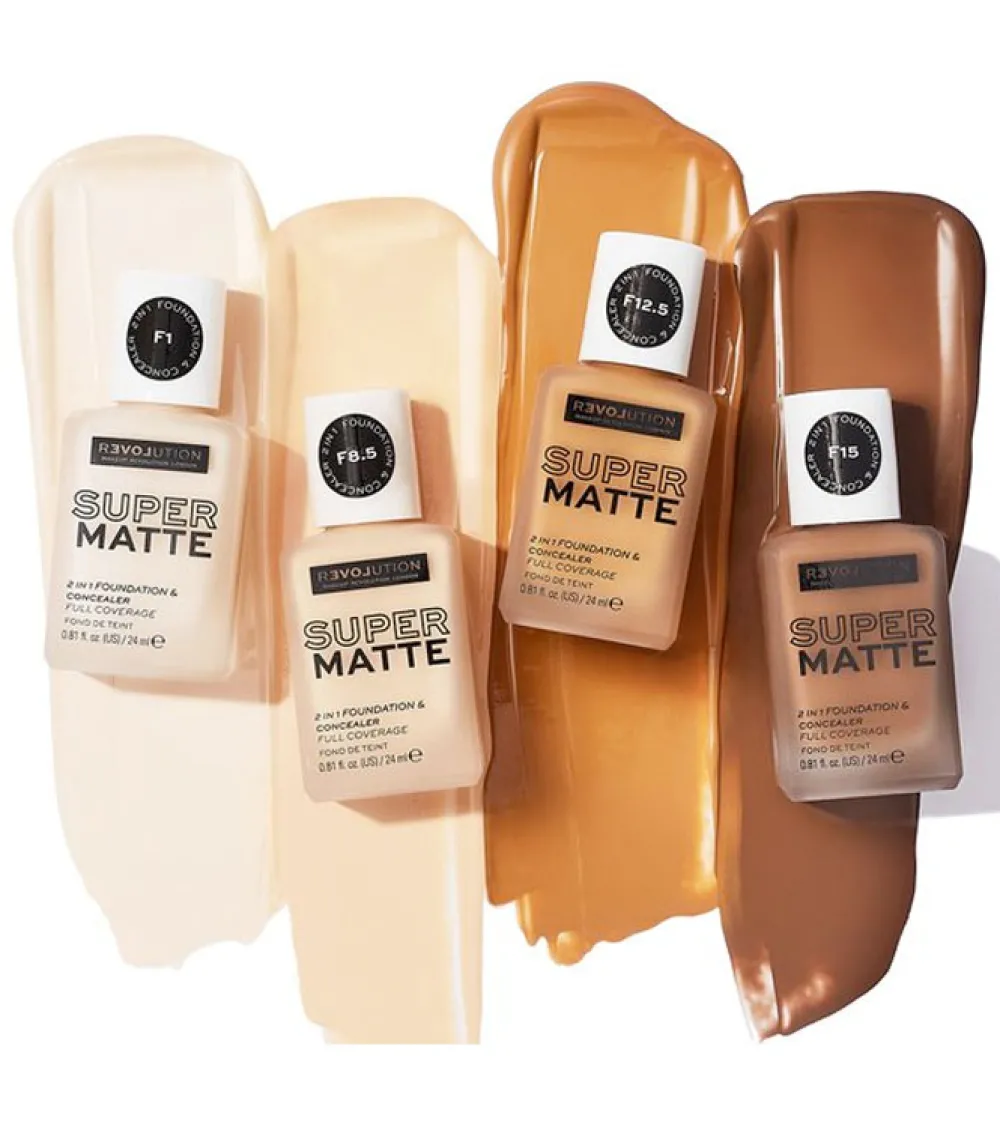 Base de maquillaje Super Matte - F8.5>Revolution Relove Best