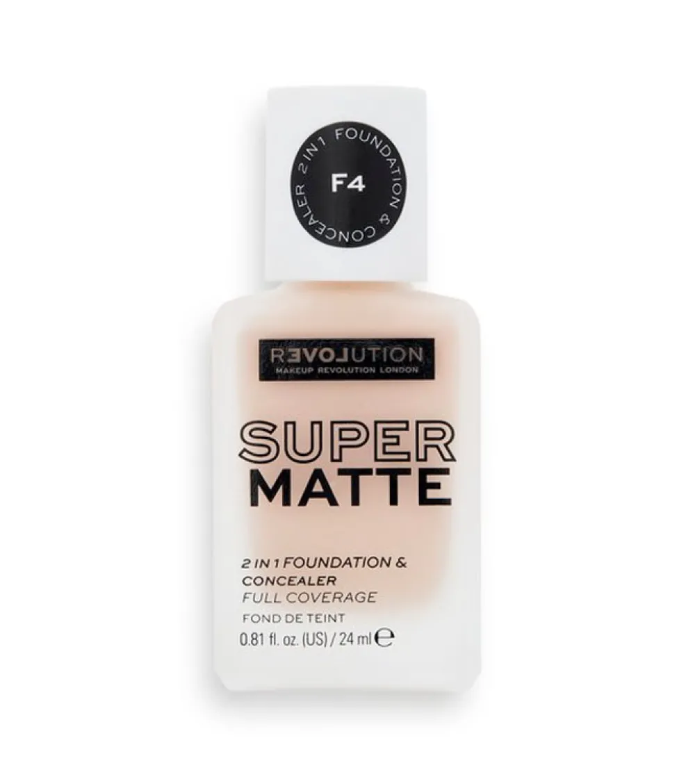 Base de maquillaje Super Matte - F4>Revolution Relove Hot