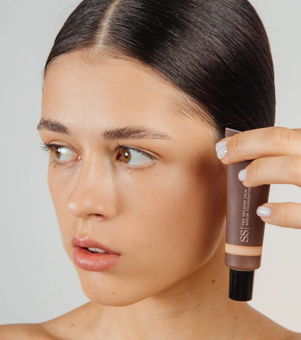 Base de maquillaje The Second Skin Serum Foundation - 02: Estefania's Tone>Double S Beauty Best