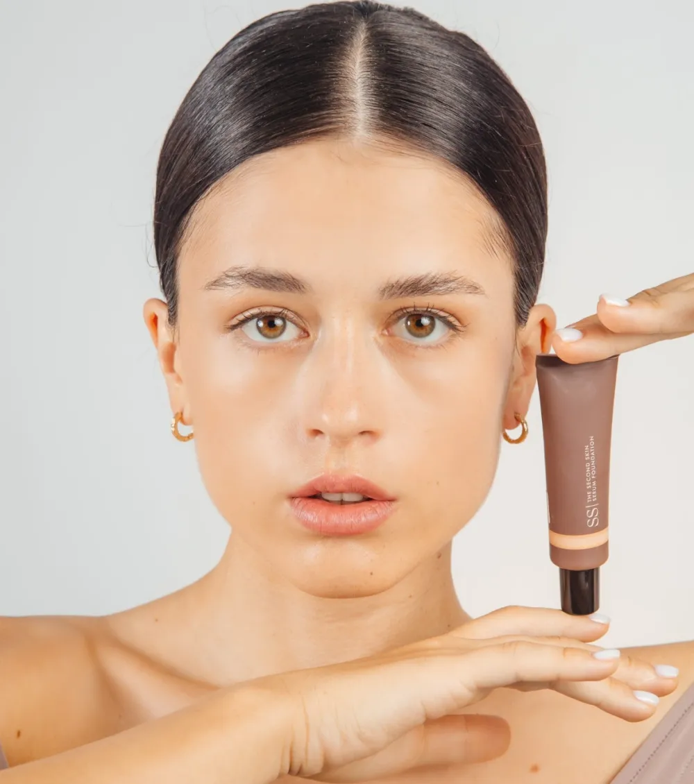 Base de maquillaje The Second Skin Serum Foundation - 01: Alice's Tone>Double S Beauty Hot