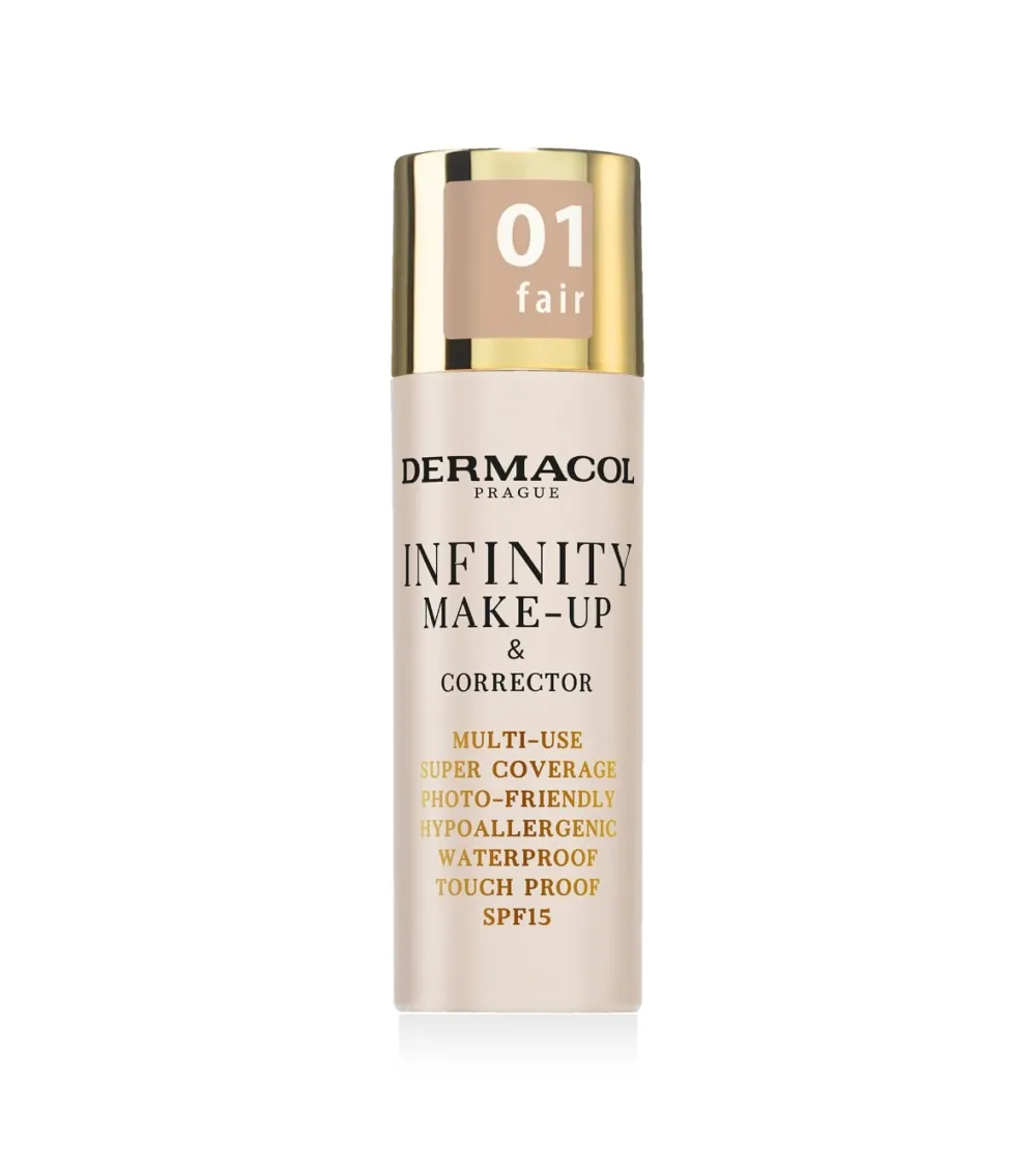 Base de maquillaje y corrector 2 en 1 Infinity - 01: Fair>Dermacol Best