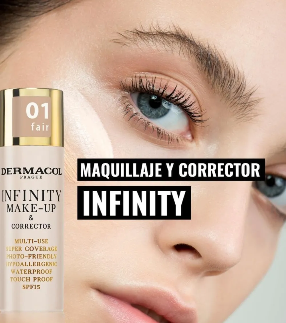 Base de maquillaje y corrector 2 en 1 Infinity - 01: Fair>Dermacol Best