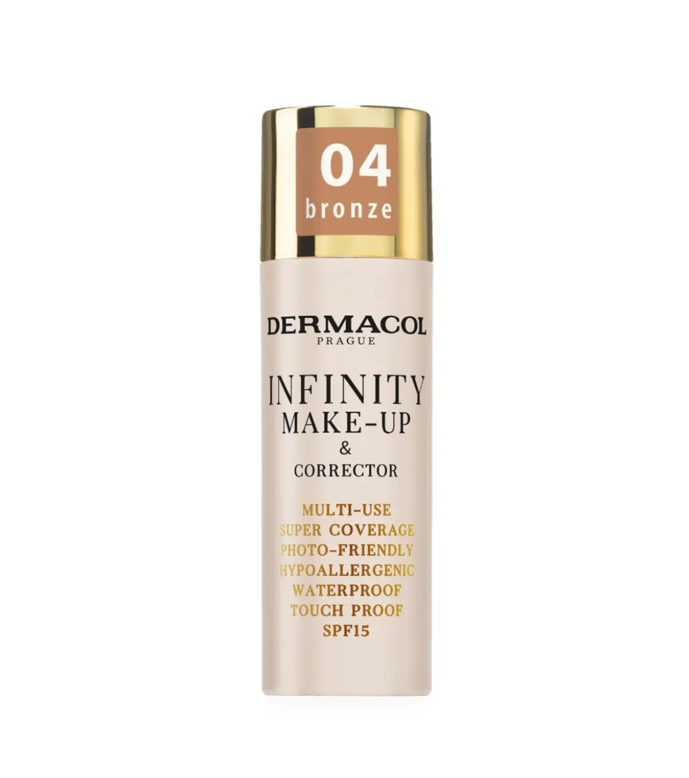 Base de maquillaje y corrector 2 en 1 Infinity - 04: Bronze>Dermacol Outlet