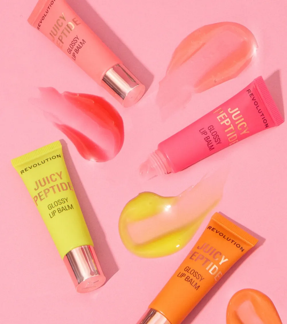 Bálsamo labial con brillo Juicy Peptide - Guava Rum Punch Coral>Makeup Revolution