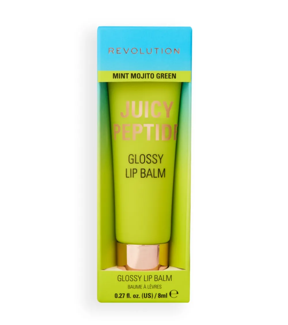 Bálsamo labial con brillo Juicy Peptide - Mint Mojito Green>Makeup Revolution Discount
