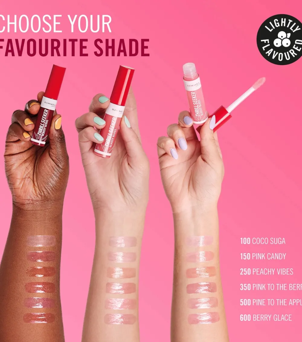 Brillo de labios Thrill Seeker - 100: Coco Suga>Rimmel London Sale