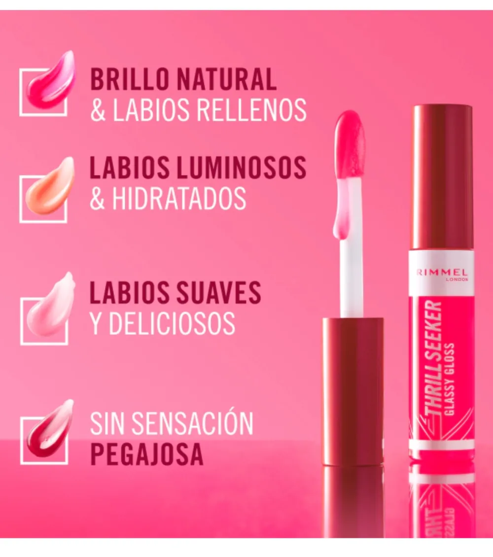 Brillo de labios Thrill Seeker - 600: Berry Glace>Rimmel London