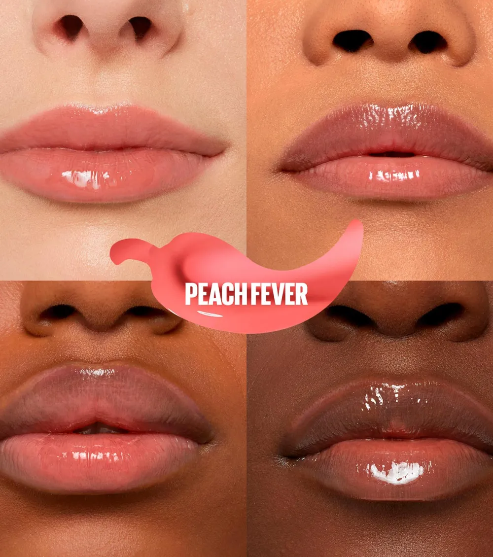 Brillo de labios voluminizador Lifter Plump - 005: Peach Fever>Maybelline Hot