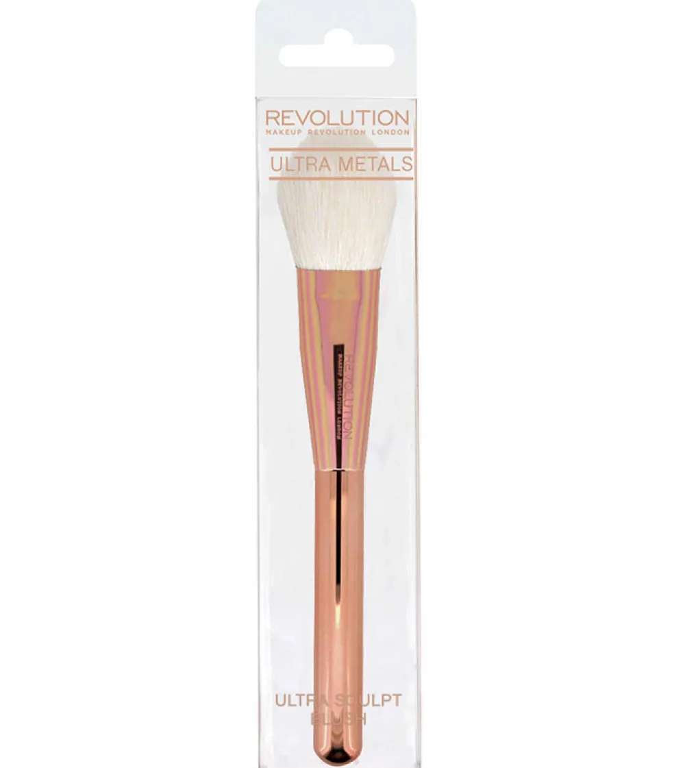 Brocha colorete Ultra Metals Sculpt Blush Brush – F303>Makeup Revolution Best