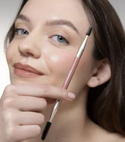 Brocha doble para cejas y pestañas Soft Vegan Brush Brownie>Maria Orbai Hot
