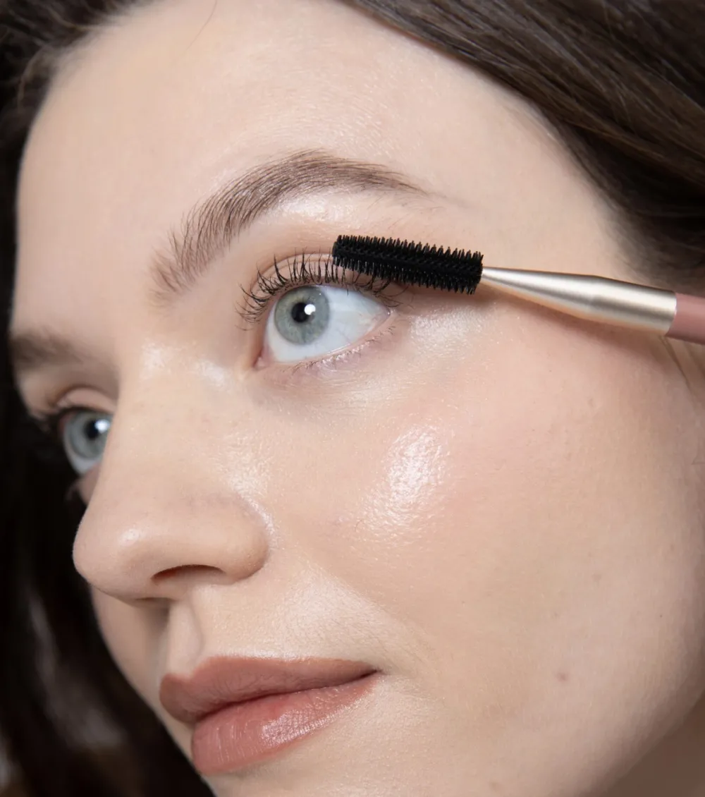 Brocha doble para cejas y pestañas Soft Vegan Brush Brownie>Maria Orbai Hot
