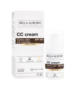 CC Cream anti-manchas SPF50+ - Tono Claro>Bella Aurora Sale