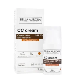 CC Cream anti-manchas SPF50+ - Cobertura total>Bella Aurora Online