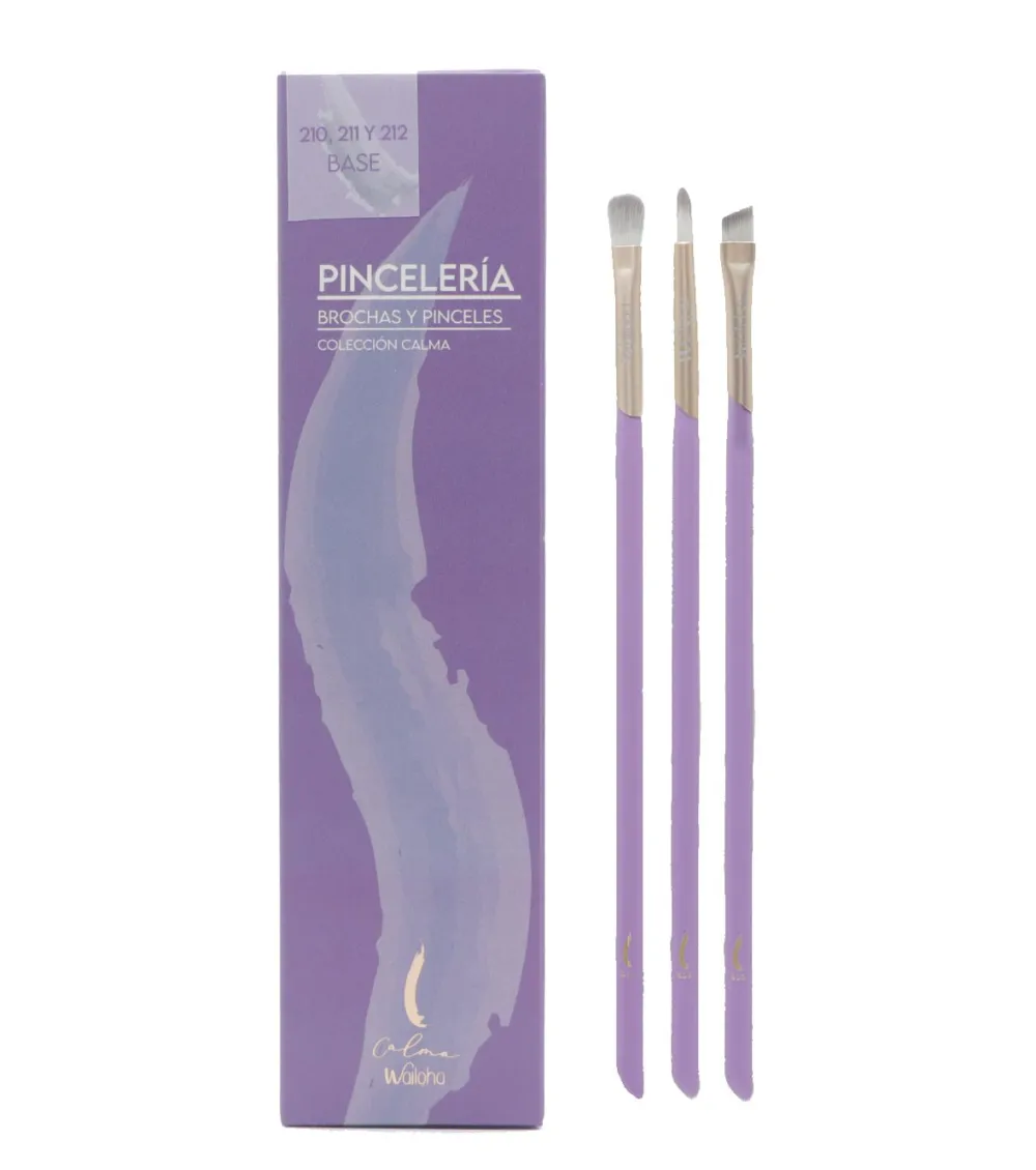 *Colección Calma* - Set de 3 pinceles de precisión>Wailoha Online