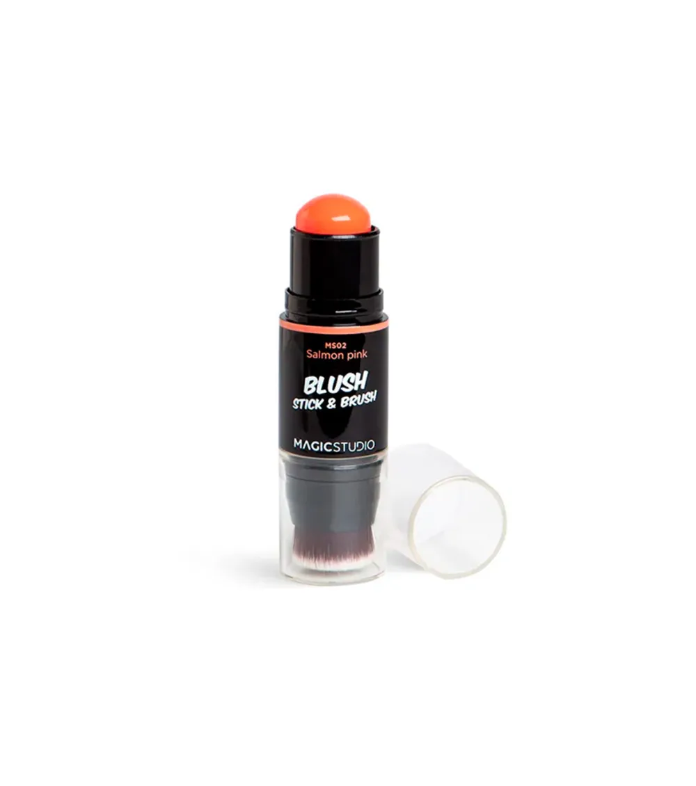 Colorete y labial en stick - MS02: Salmon Pink>Magic Studio Online