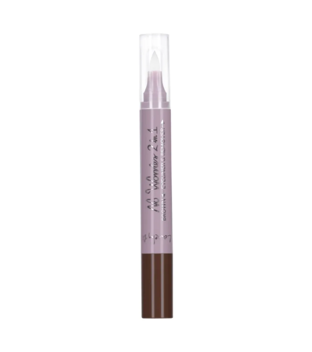 Delineador de ojos 2 en 1 No Worries - Brown>Lovely Outlet