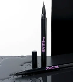 Delineador de ojos waterproof Black on Black><noscript><img width=