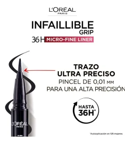 Delineador líquido Infallible Grip 36h Micro fine Brush - 03: Ancient Rose><noscript><img width=