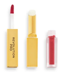 Dúo de labial líquido + bálsamo Supreme Stay 24HR - Stiletto>Revolution Pro Hot