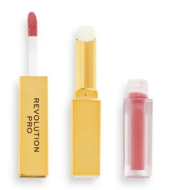 Dúo de labial líquido + bálsamo Supreme Stay 24HR - Velvet>Revolution Pro Best