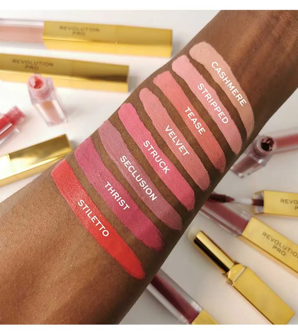 Dúo de labial líquido + bálsamo Supreme Stay 24HR - Velvet>Revolution Pro Best