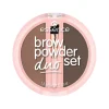 Dúo para cejas en polvo - 02: Medium>essence Hot