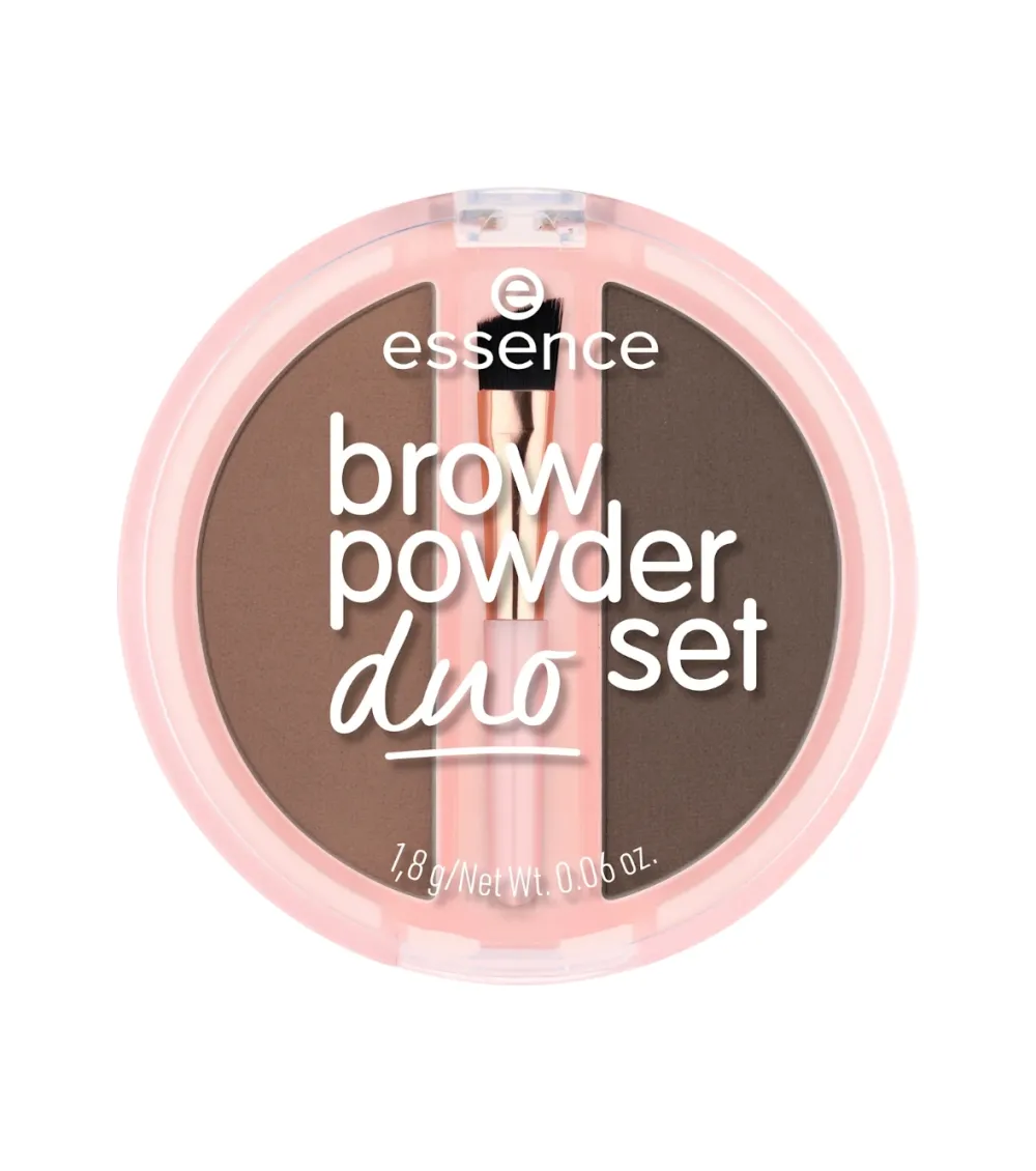 Dúo para cejas en polvo - 02: Medium>essence Hot