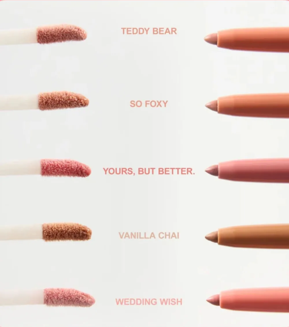 Dúo perfilador de labios y brillo de labios Line & Shine - Yours but better>Technic Cosmetics Outlet