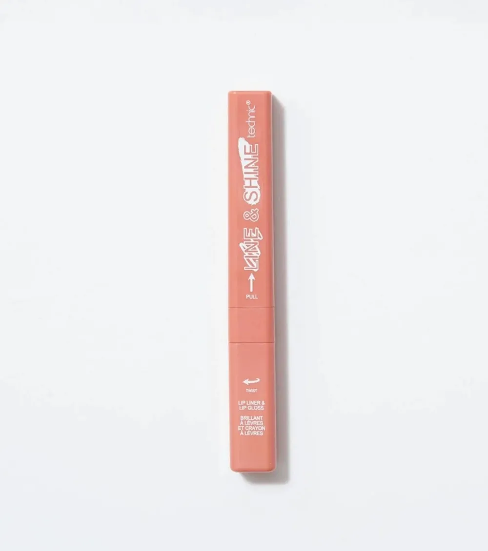 Dúo perfilador de labios y brillo de labios Line & Shine - Teddy Bear>Technic Cosmetics Outlet