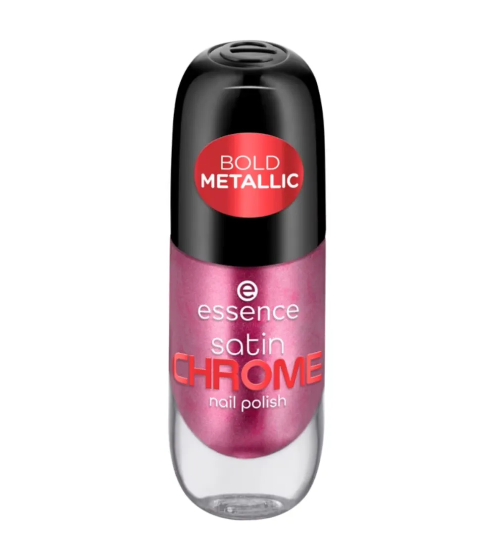 Esmalte de uñas Satin Chrome - 03: Meta Maroon>essence Hot